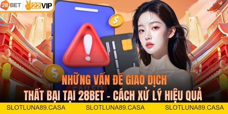 Những Vấn Đề Giao Dịch Thất Bại Tại 28BET - Cách Xử Lý Hiệu Quả